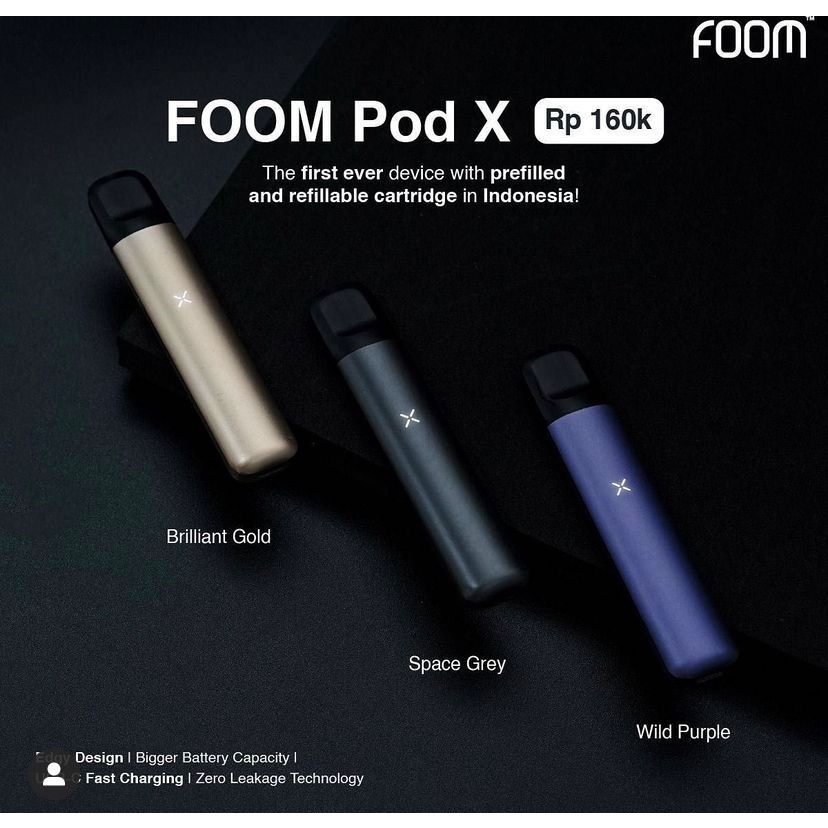 VAPOOR FOOM X POD KIT ORIGINAL / FOOMX PODS