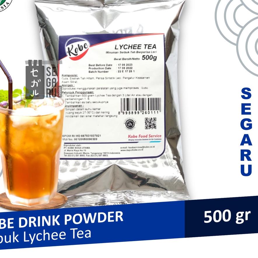 

✨STAR✨ Lychee Tea Kobe | Teh Bubuk Leci Tea Powder Drink Halal 500 gram !!