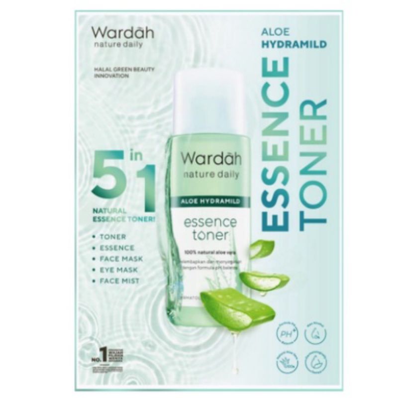 WARDAH NATURE DAILY ALOE HYDRAMILD ESSENCE TONER 100ML