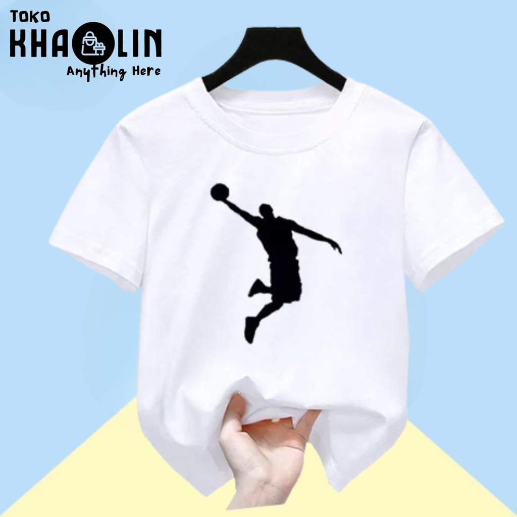 ATASAN KAOS JORDAN JUMPMAN ANAK LAKI LAKI PEREMPUAN LENGAN PENDEK BAHAN KATUN PREMIUM UMUR 1 2 3 4 5