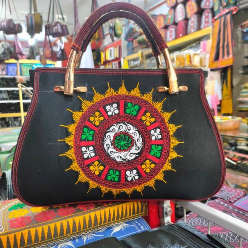 TAS MOTIF KERAWANG GAYO || HANDBAG TALI PANJANG || OLEH OLEH KHAS ACEH