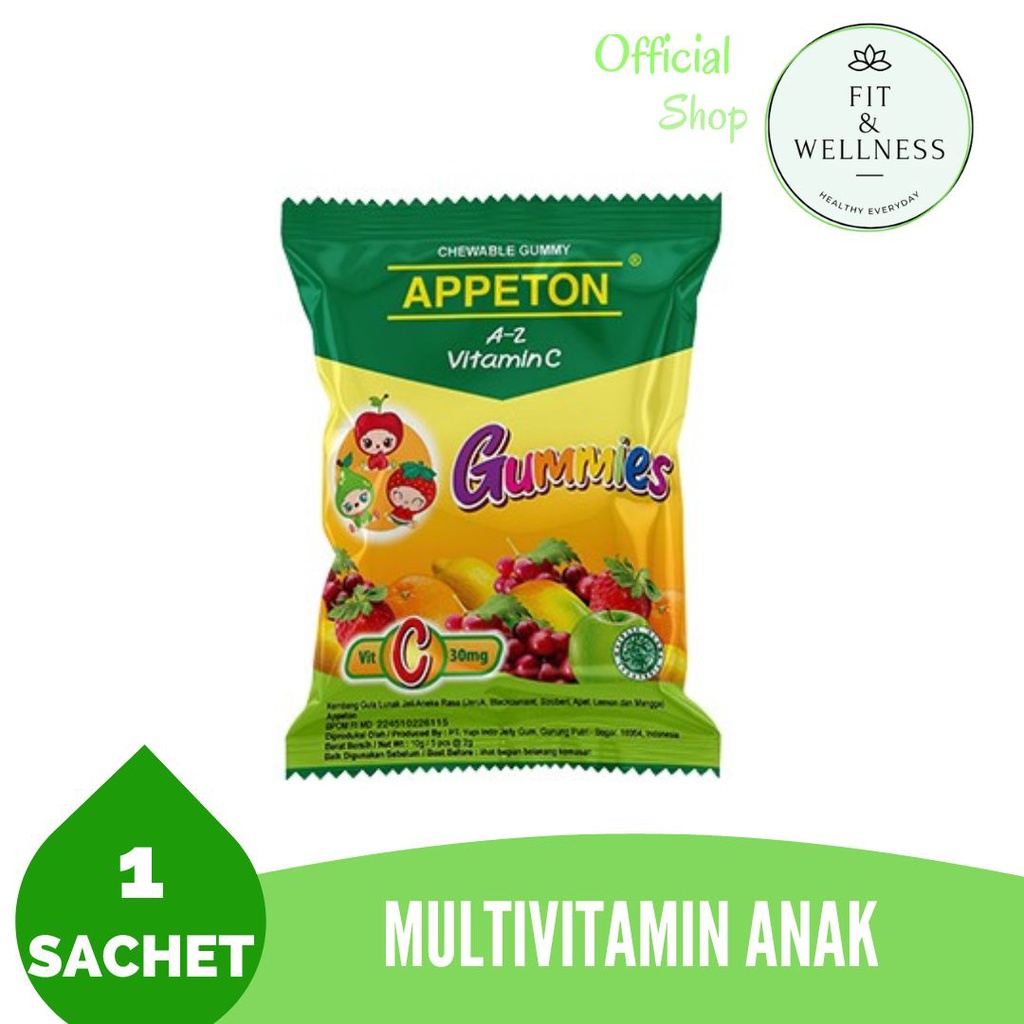 Appeton Gummies VitaminC A-Z 1Sachet