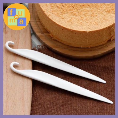 Bakindo Pisau Chiffon Plastik / Pisau Pingiran Kue / Pisau Plastik / PISAU CHIFFON CHIFON KNIFE CAKE MOULD STRIPPING REMOVER DEMOULDING SPATULA SIFFON SIFON PLASTIK KUE BOLU