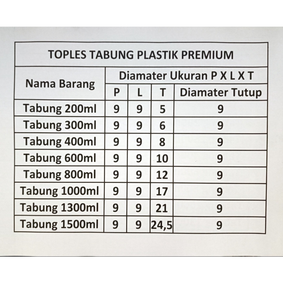 TOPLES PLASTIK PREMIUM