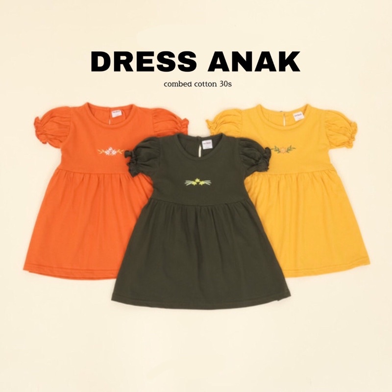 DRESS ANAK PEREMPUAN DRESS BAYI DRESS LUCU BAJU ANAK PEREMPUAN BAJU BAYI