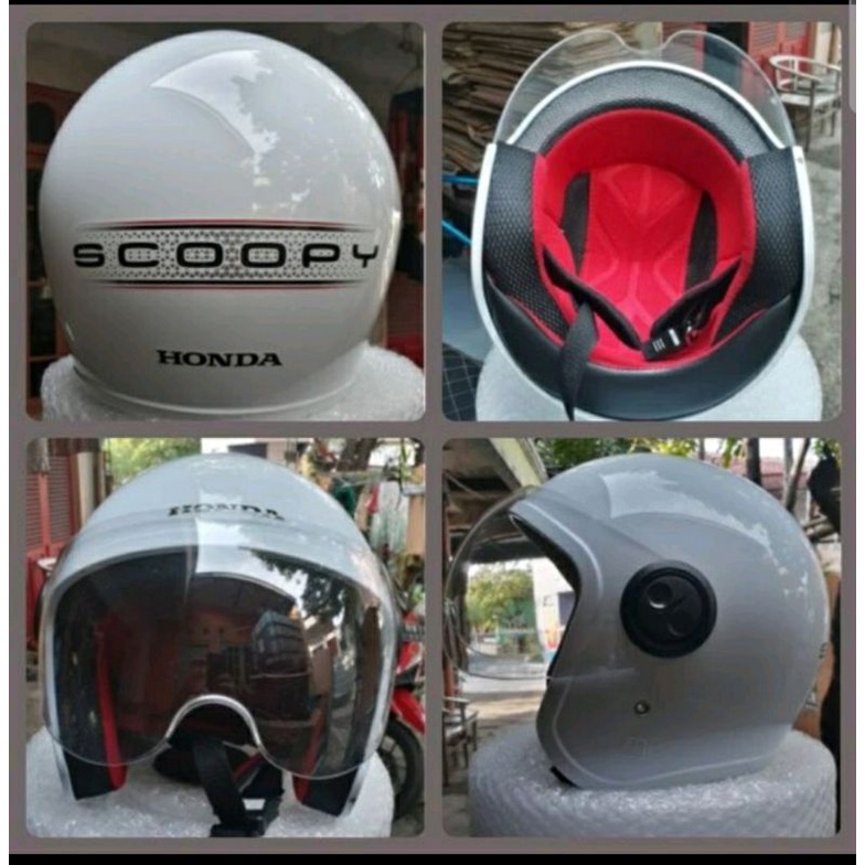 HELM SCOOPY Putih HONDA Ori NEW 2025 stiker scoopy