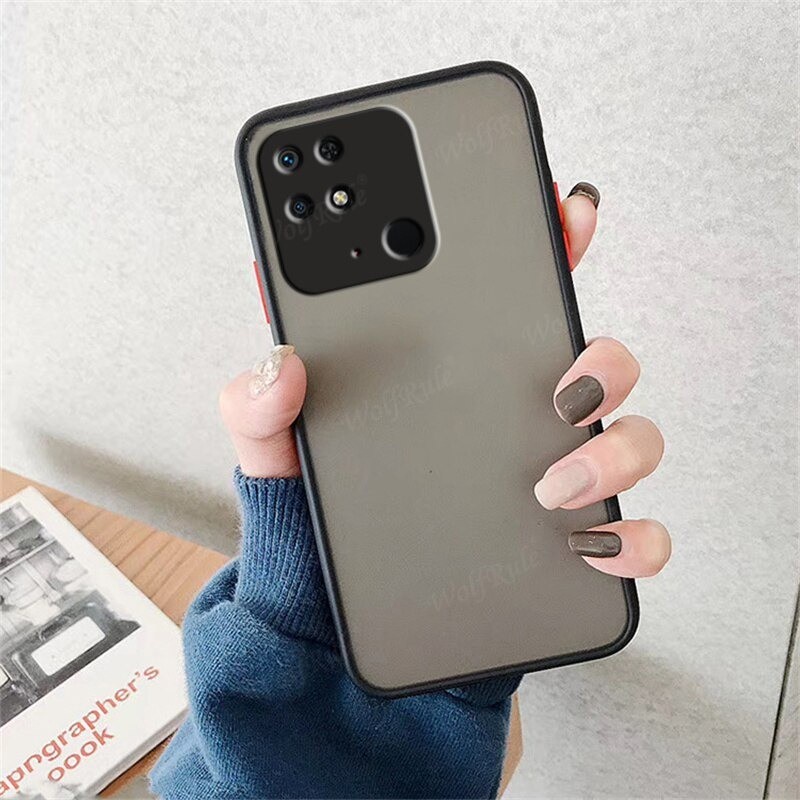 PAKET 4IN1 Case Xiaomi Poco C40 Softcase Aero Dove Black Transparan Protect Camera Premium Casing