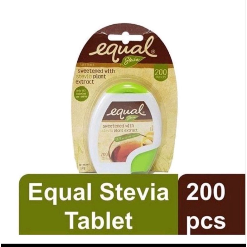 

Equal stevia dan classic gula diet 100 dan 200 Tablet