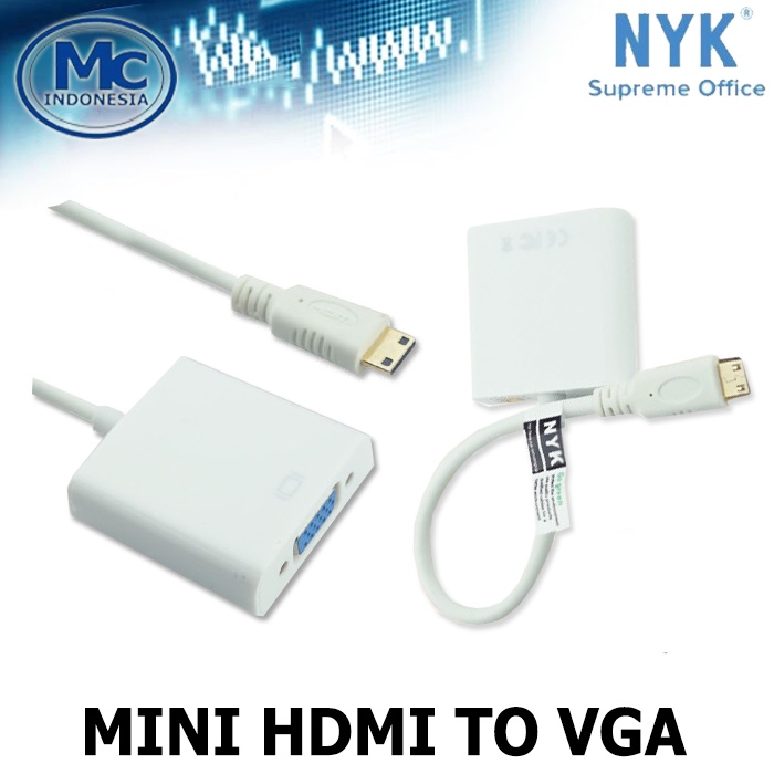 Converter Cable Mini HDTV to VGA / HDTV Mini to VGA Converter Cable