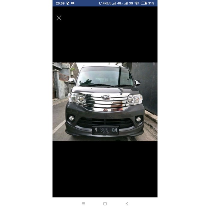 Aksesoris BODIKIT body kit Daihatsu Luxio