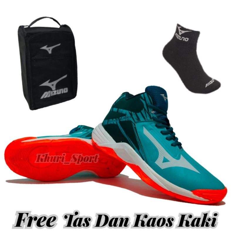 Sepatu Mizuno Thunder Blade 2/Sepatu Volly Mizuno Wave Voltage/Sepatu Volly Terbaru/Sepatu Volli Per