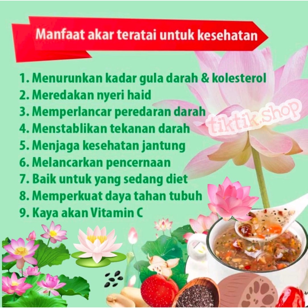 Oufen Lotus Root Powder Bubuk Akar Teratai Makanan DIET Healthy FOOD