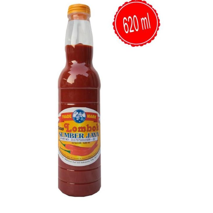 

10.10 FLASH SALE Saos Saus Sambal Merah Sumber Jaya 620 ml grosir