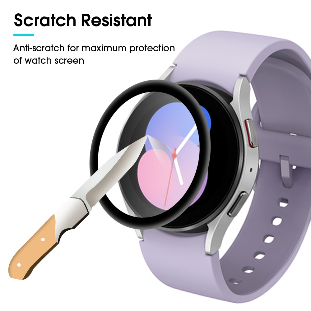 Film Pelindung Layar Smartwatch Samsung Galaxy Watch 5 40mm44mm / Watch5Pro Full Cover Anti Gores