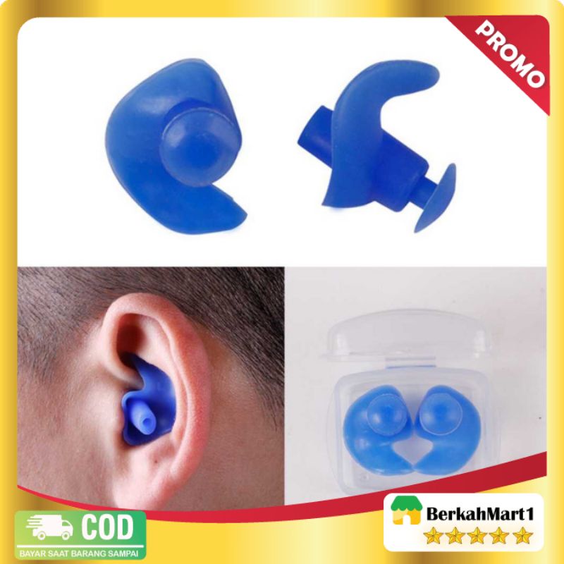 Penutup Telinga Ear Plug Renang Anti Air - 00NT