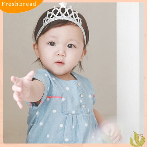 (Fresh) Bandana Lucu Model Mahkota Princess Untuk Bayi / Anak Perempuan