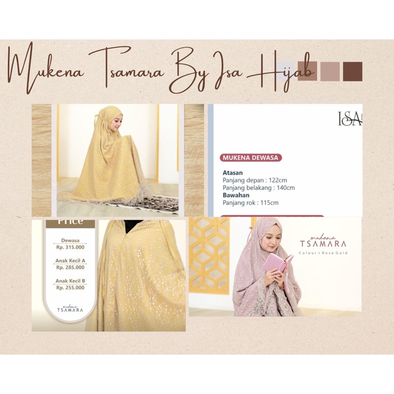 Mukena Tsamara By Isa Hijab