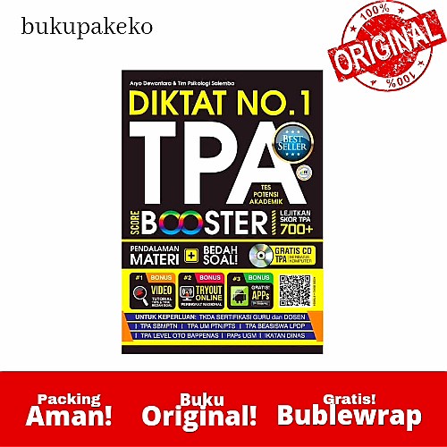

✨COD✨ BUKU DIKTAT NO 1 TPA SCORE BOOSTER 700+