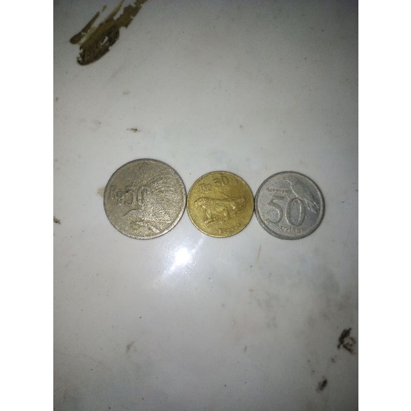 koin kuno 50 rupiah