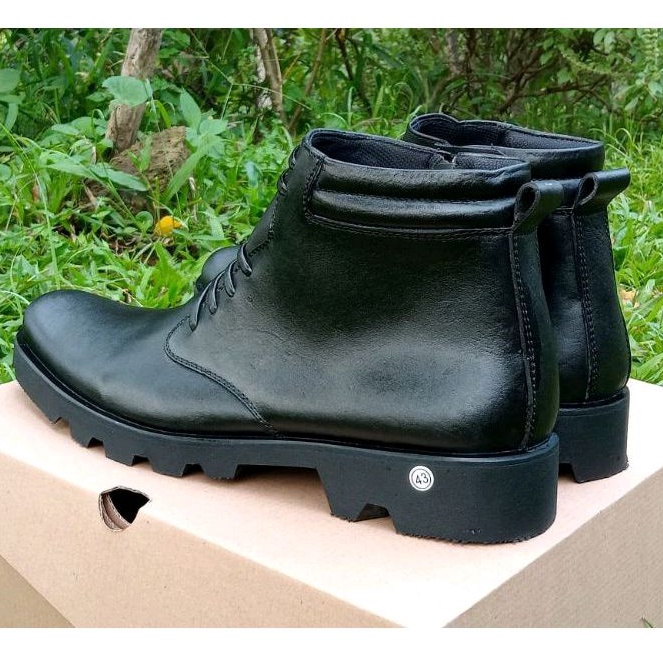 SEPATU PDH Terbaru/ DINAS/ KANTORAN TNI POLRI SECURITY  Outsole radial kulit asli