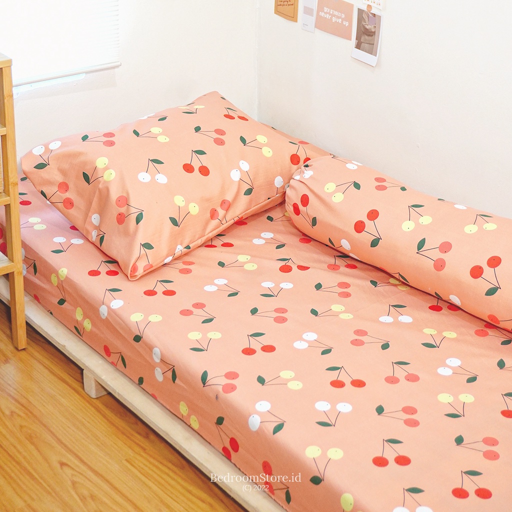 SPREI AESTHETIC MOTIF CHERRY PEACH SUDAH TERMASUK SARBAN SARGUL