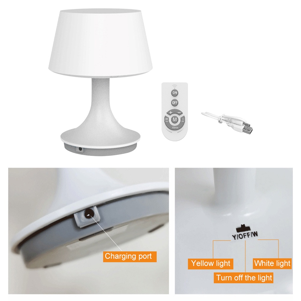 Lampu LED Lampu Meja LED Lampu Tanpa Kabel Lampu Kamar Tidur Lampu Samping Tempat Tidur