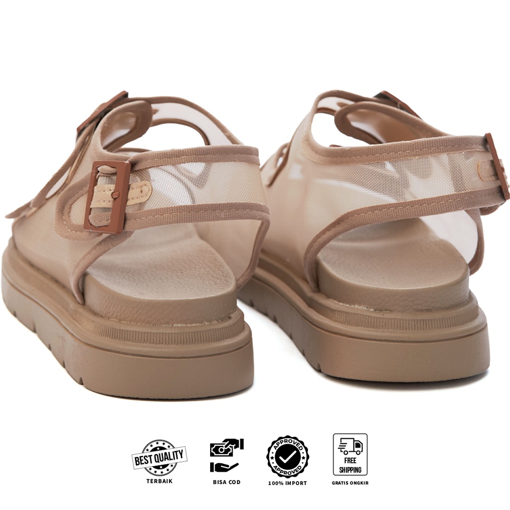 Dokter Sepatu Import - Lea Sandal Strap Sandal Jepit Tali Viral Import Wanita 2002 -  Free Kotak Sepatu!!! Sale!!!