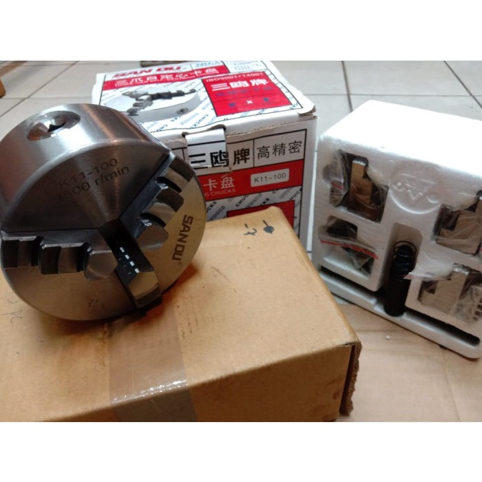 Mesin Bubut Claw Bubut K11-100Mm 3Jaw