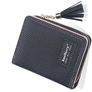 DOMPET LIPAT WANITA KECIL KULIT BAELLERRY HITAM WA597B5 ORI COPELEA KOREA REMAJA KARTU KEKINIAN UANG KOIN PREMIUM RESLETING FASHION IMPORT BRANDED BATAM LUCU SIMPLE