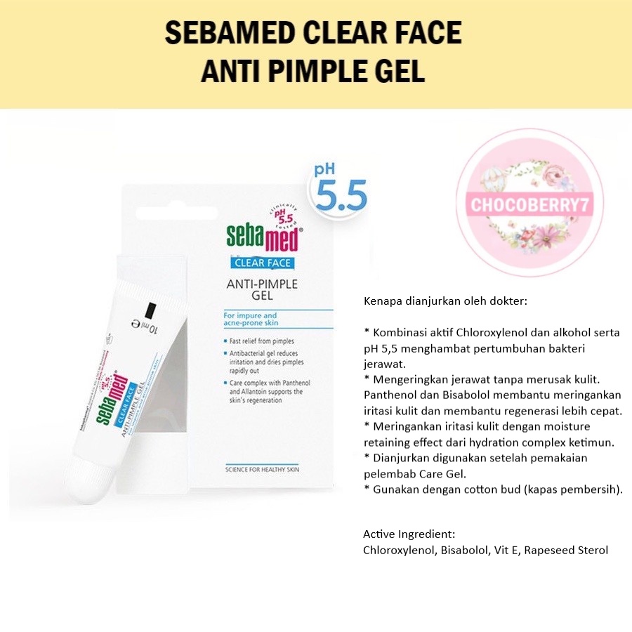 SEBAMED Clear Face Anti Pimple Gel Anti Jerawat 10ml 10 ml