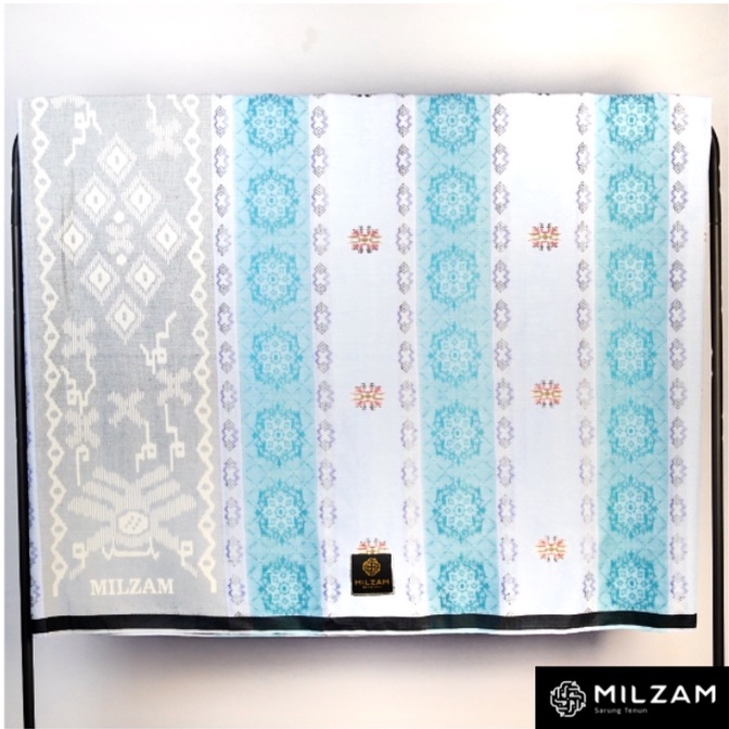 Sarung Tenun Milzam Songket Jacquard Blue