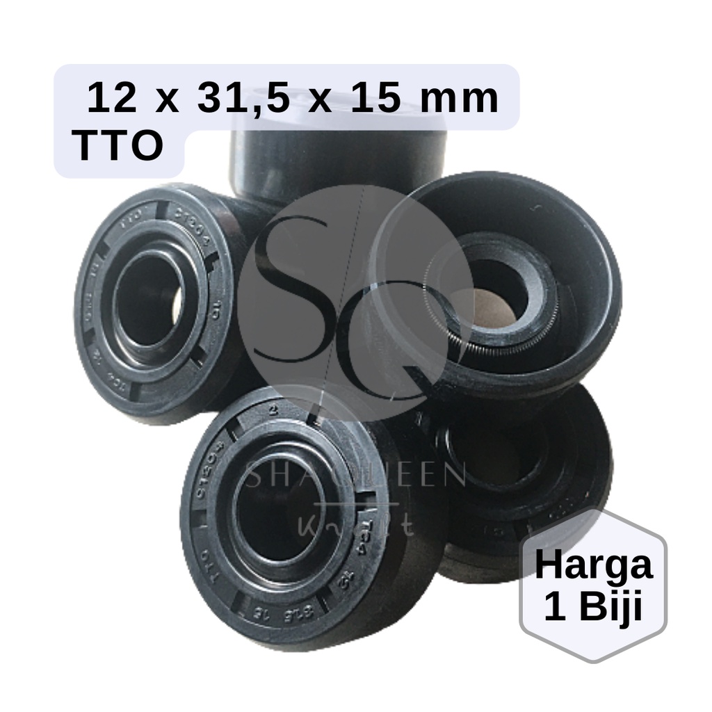 Oil Seal Shock Belakang Tabung Variasi Universal Bebek Matik YSS 12 31,5 15 mm (Sil Oli Shock Breake