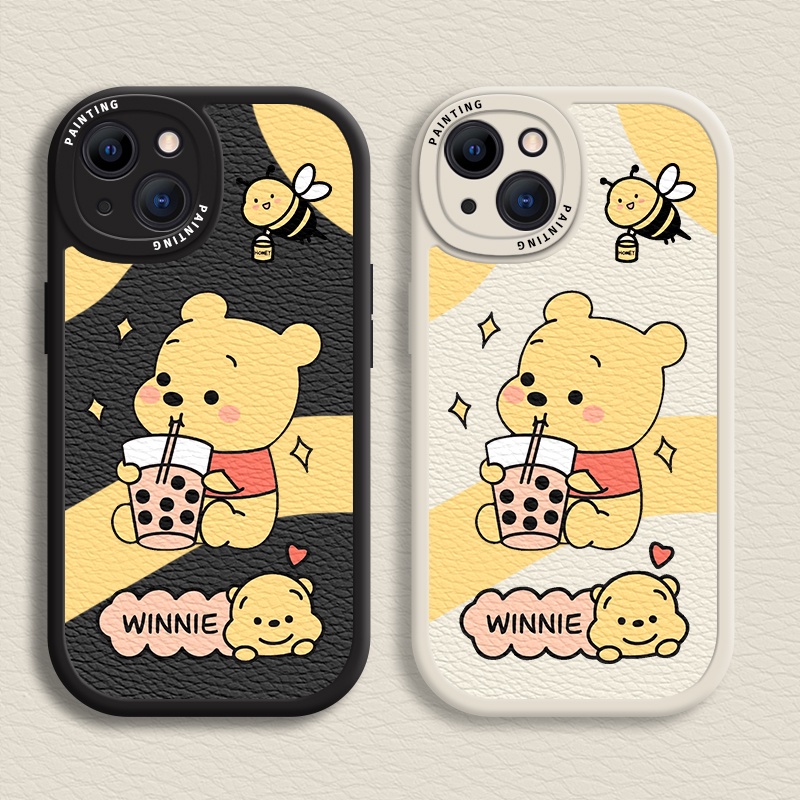 Soft Case Motif Winnie Untuk iPhone 6 / 7 / 8 Plus / X / XR / Xs Max 14 / 13 / 12 / 11 Pro Max