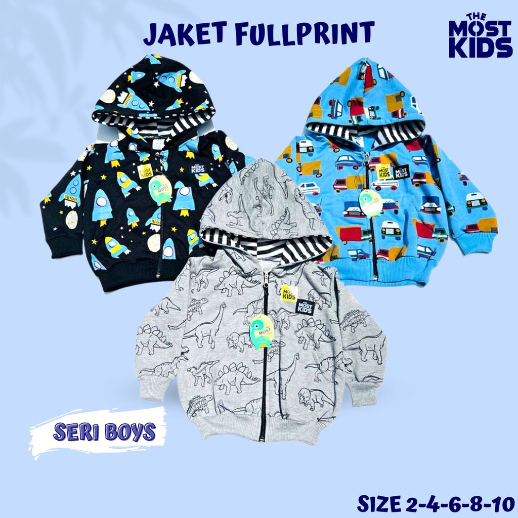 JAKET HOODIE KARAKTER LUCU SZ 2-10TH
