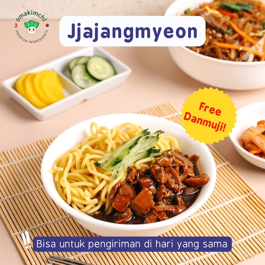Jajangmyeon Halal/ Mie Korea dengan Saus Kedelai Hitam