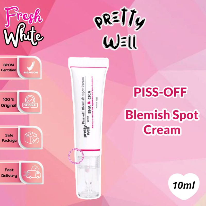 Prettywell Piss-Off Blemish Spot Cream FreshWhite.id