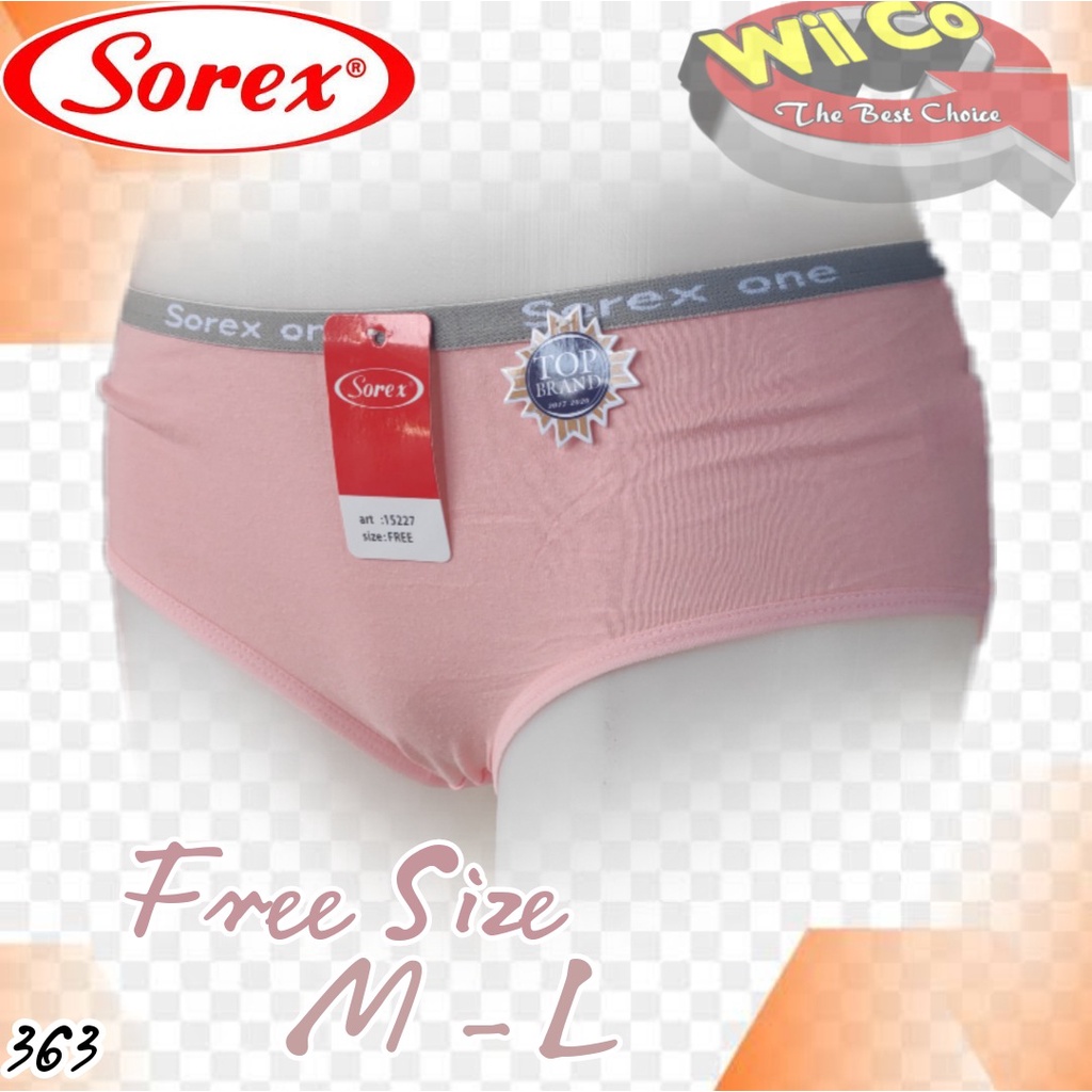 K363 - (Harga Per 1 Potong) CELANA DALAM WANITA REMAJA PAKAIAN WANITA PAKAIAN DALAM SOREX FREE SIZE SETARA M/L