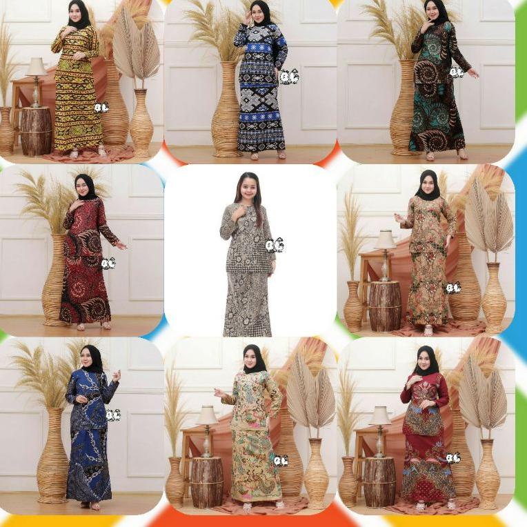 "ENR.18Oc22w" BAJU BATIK MELAYU COUPLE RNB KANTOR PRAMUGARI GURU SERAGAM