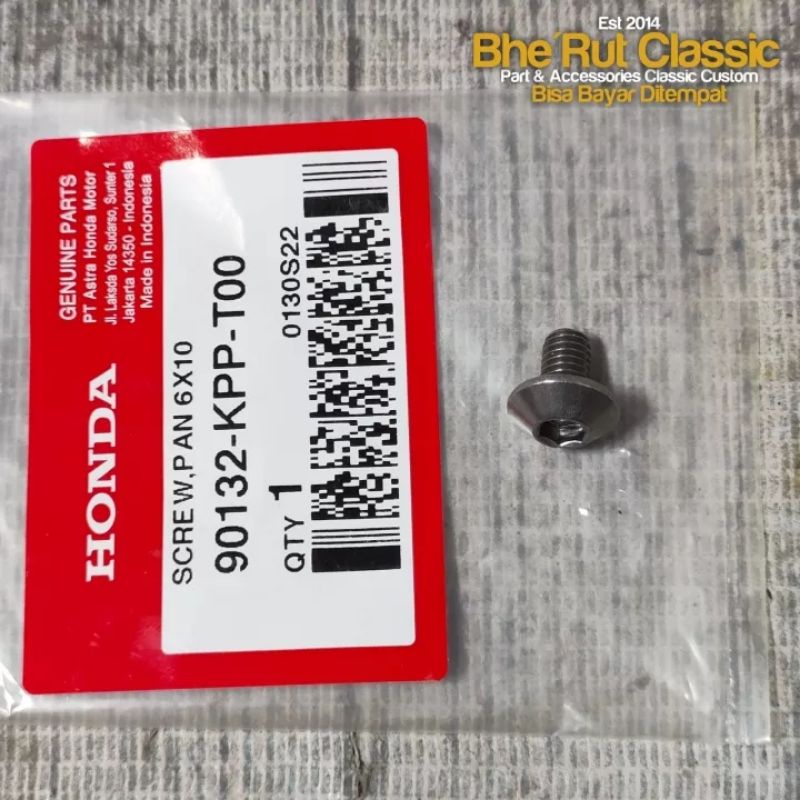 Baut L Body Cover Fairing Screw Pan 6x10 Honda Cb150r Cbr Sonic 150 Ahm