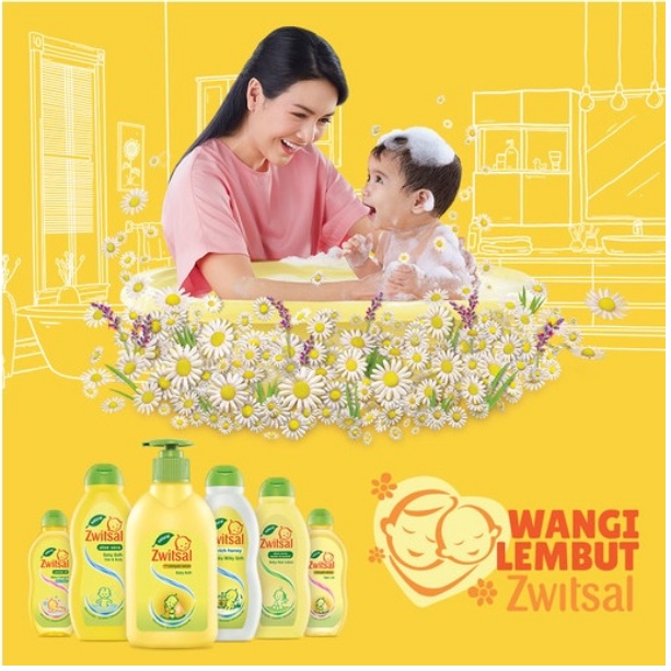 ❤ jselectiv ❤ ZWITSAL BABY BATH Hair &amp; Body | Shampoo Plus Sabun Mandi Bayi ZWITSAL