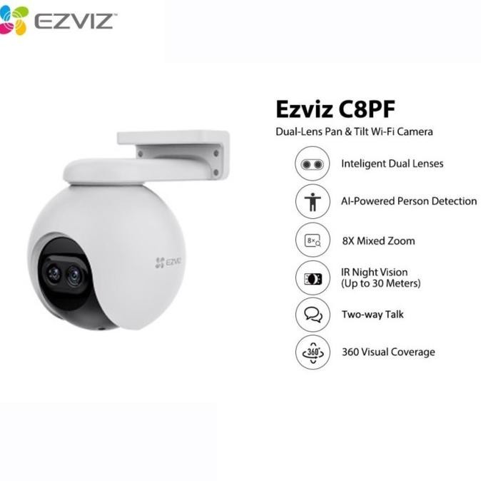 EZVIZ C8PF 1080P PTZ Outdoor IP Camera Dual-Lens