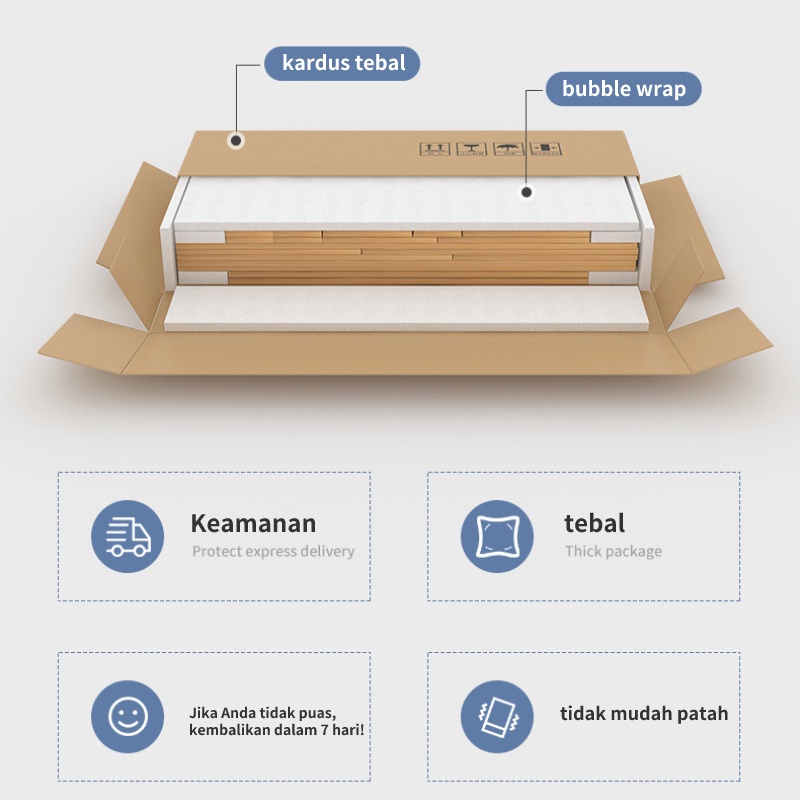 POTE Lemari Buku Serbaguna 5 Susun Rak buku minimalis Rak Susun Kayu Penyimpanan Praktis