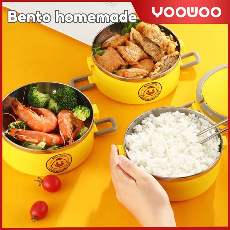 Lunch Box Set / kotak bekal makan /Tempat Makan /susun 2/3 lapisan tempat bekal makan