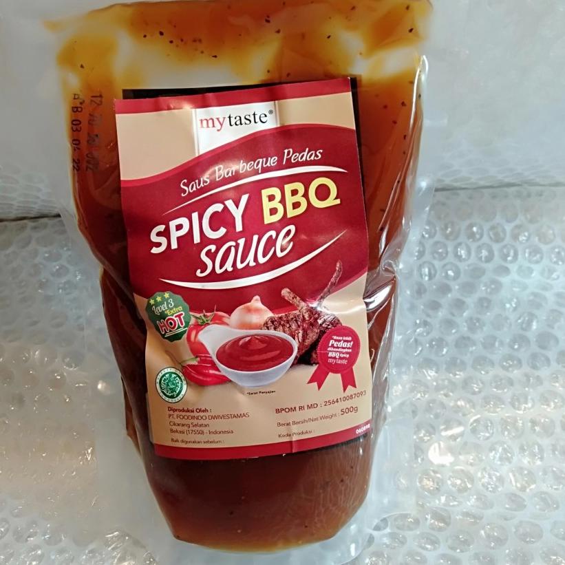 

Cuma satu hari--MY TASTE SPICY BARBEQUE LEVEL 3 500GR / SAUS BARBEKIU PEDAS/BBQ