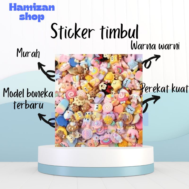 

HAMIZAN Sticker timbul model terbaru sticker botol sticker buku