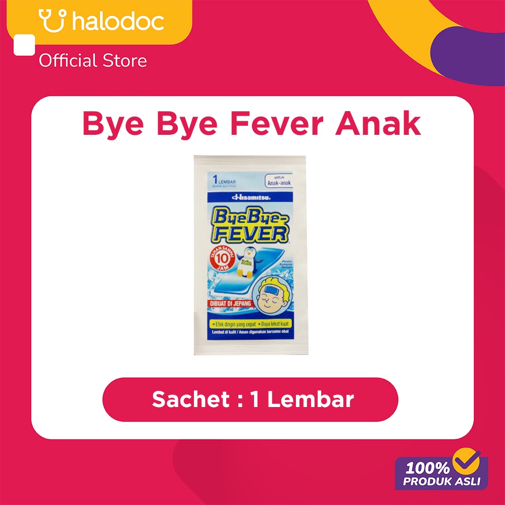 Bye Bye Fever Anak 1 Lembar