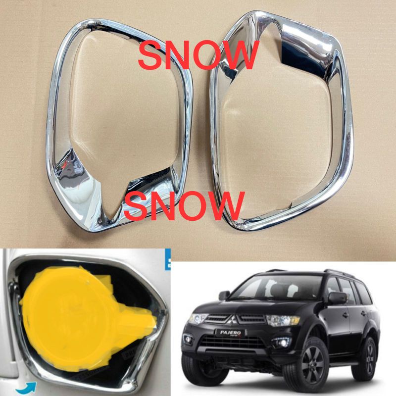 Fog Lamp Cover Pajero 2014 Up Fog Lamp Platinum Chrome