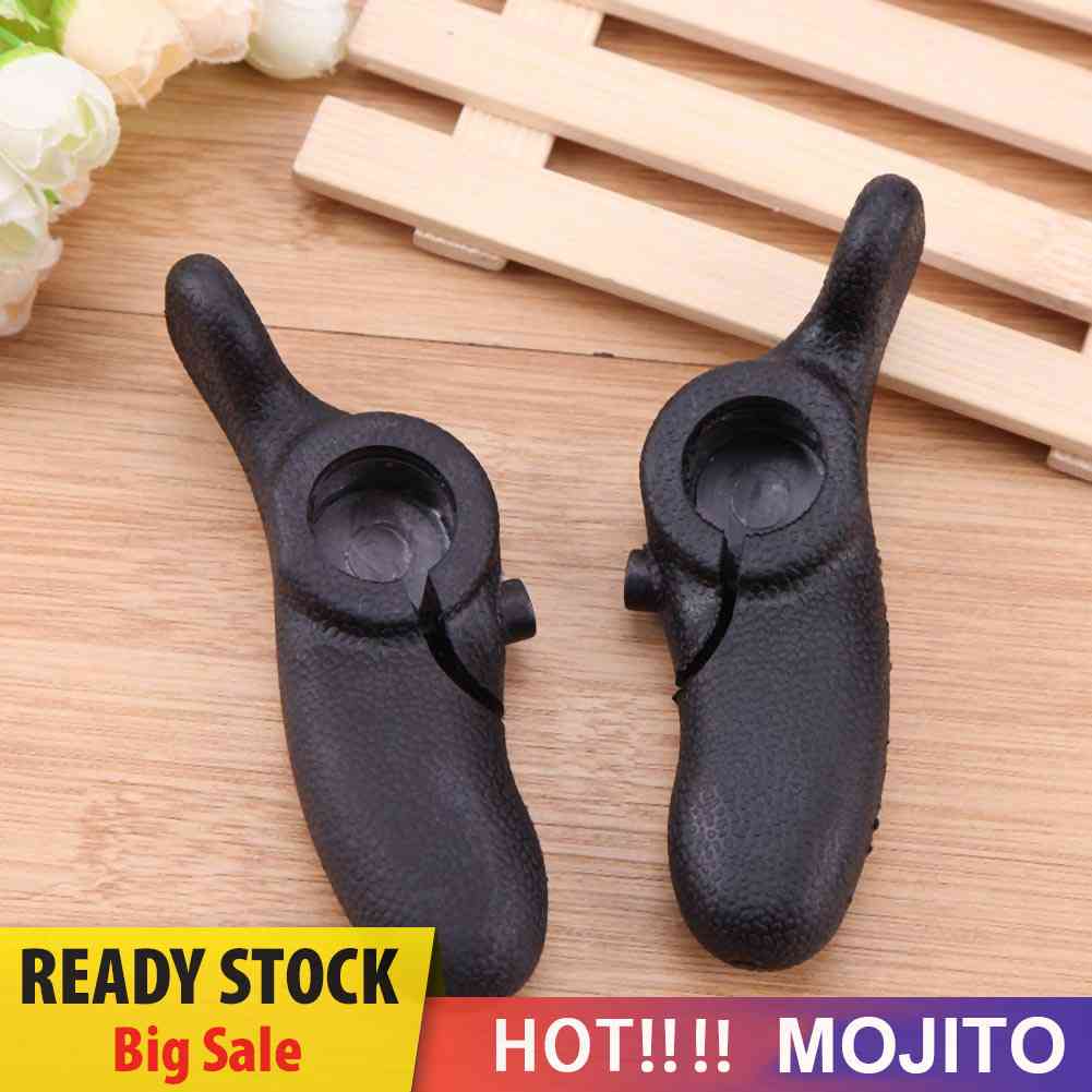 2pcs Grip Stang Sepeda Gunung Warna Hitam Untuk Outdoor