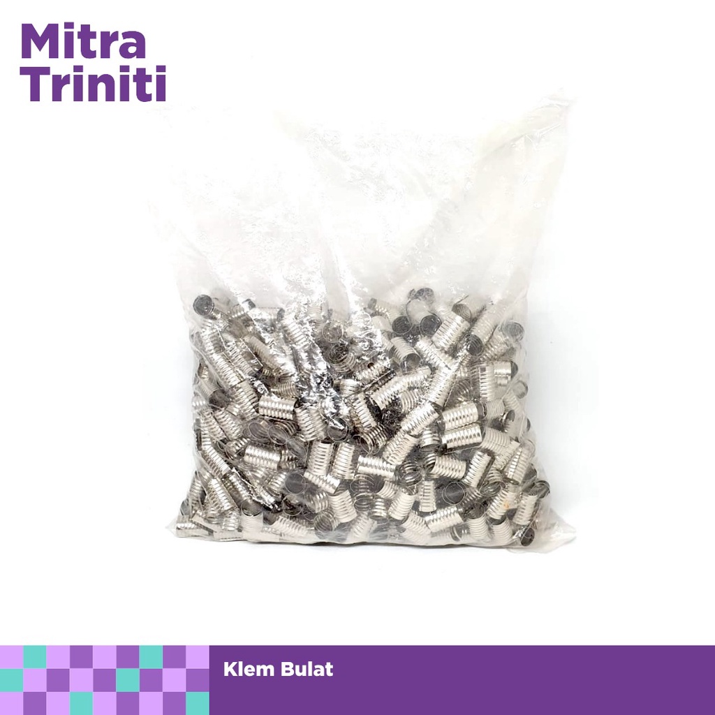 

Klep bulat Klem id card press Aksesoris name tag bulat