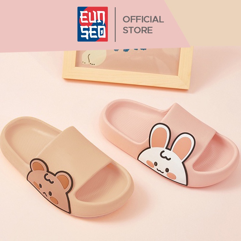 EUNSEO Sandal Wanita Fashion Korea Motif Jelly Outdoor Bear Anti Slip Tidak Licin Premium